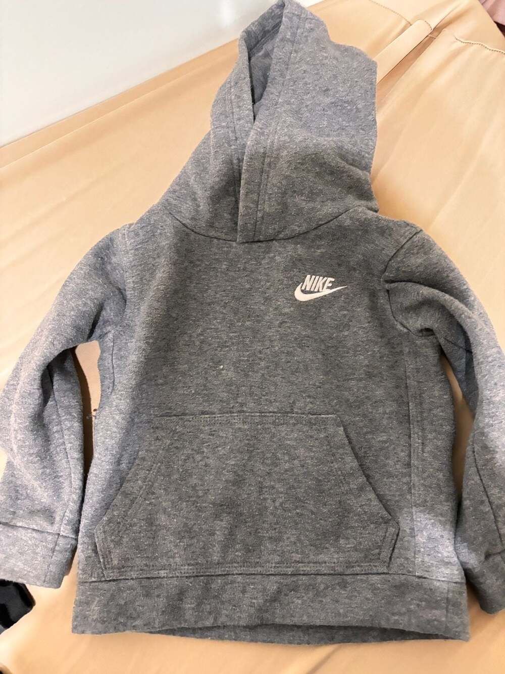Nike Gray Fleece Pullover Hoodie Size 3T
